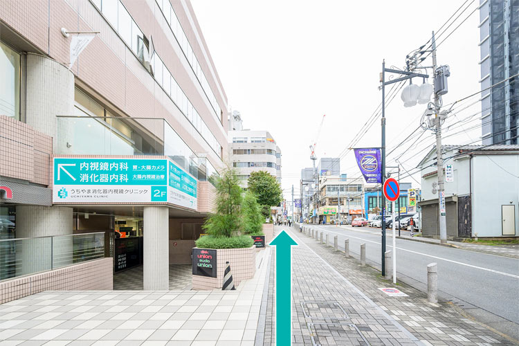 JR町田駅前からのルート