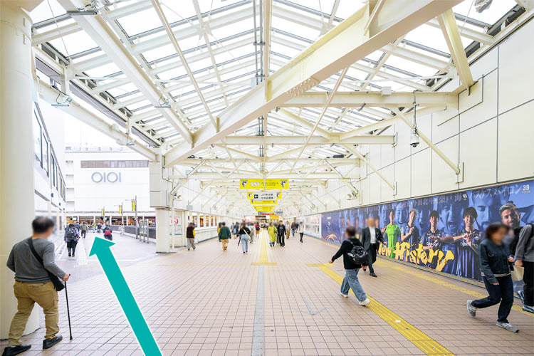 JR町田駅前からのルート