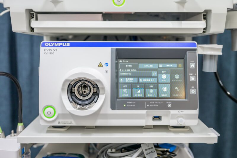 最新鋭の内視鏡システム「EVIS X1」を導入